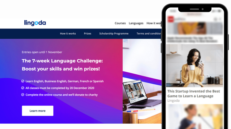 lingoda gamified campaign