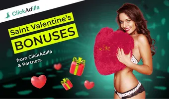 Saint Valentine’s bonuses from ClickAdilla & Partners