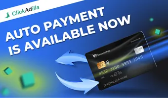 Try auto payment at ClickAdilla